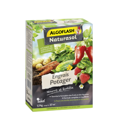 ENGRAIS CORNE TORREFIE ET SANG SECHE NATURASOL- 1,5KG