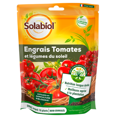 ENGRAIS TOMATES ET LEGUMES DU SOLEIL - 500 G