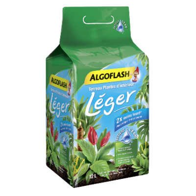 TERREAU LEGER PLANTES D'INTERIEUR ALGOFLASH