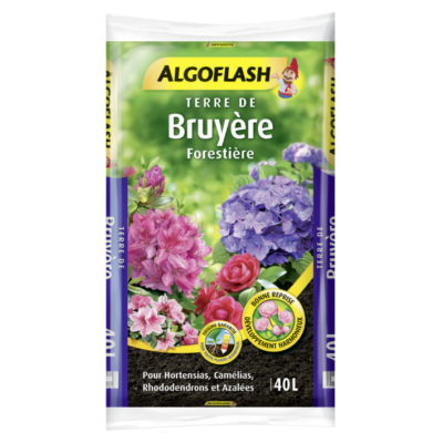 TERREAU DE BRUYERE FORESTIERE ALGOFLASH - 40L