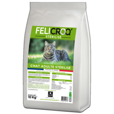 CROQUETTES POUR CHAT FELI'CROQ - 10 kg