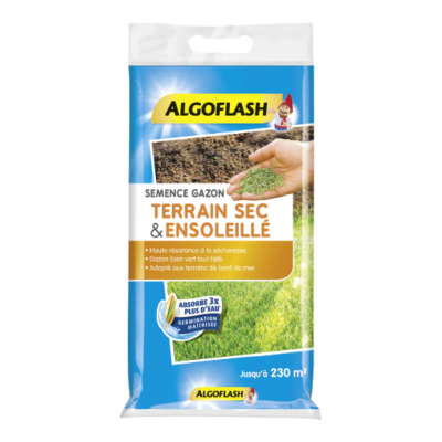 SEMENCE GAZON TERRAIN SEC - ALGOFLASH - 5 kg