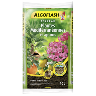 TERREAU PLANTES MEDITERRANEENNES ALGOFLASH - 40L