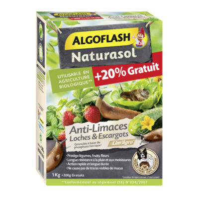 ANTI-LIMACES - NATURASOL - 1 KG + 20% OFFERTS