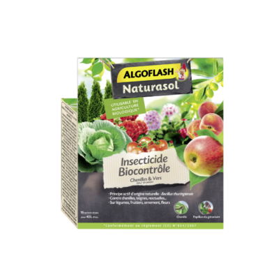 INSECTICIDE BIOLOGIQUE POLYVALENT VERS ET CHENILLES - NATURASOL